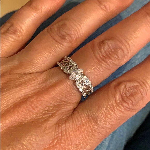 0.50ct Marquis Engagement Ring 2pc set - Picture 11 of 12